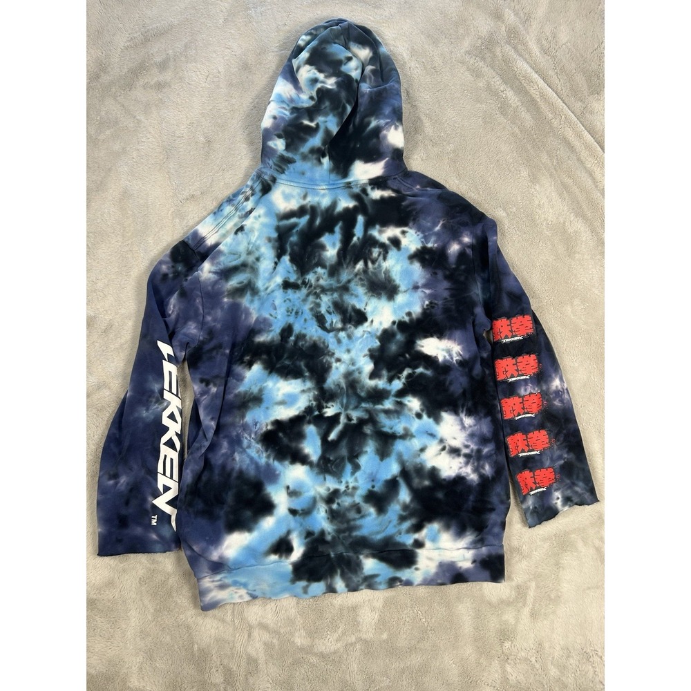 TEKKEN X Shibori Threads Hoodie Size XL Cut Sleeves - Picture 7 of 7
